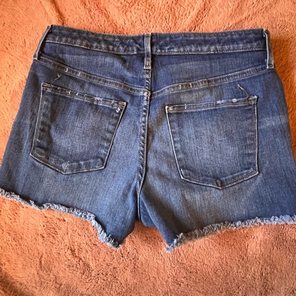 Mossimo Supply Co Womens Denim Shorts Daisy Dukes High Rise Stretchy Mini Short - Picture 2 of 8